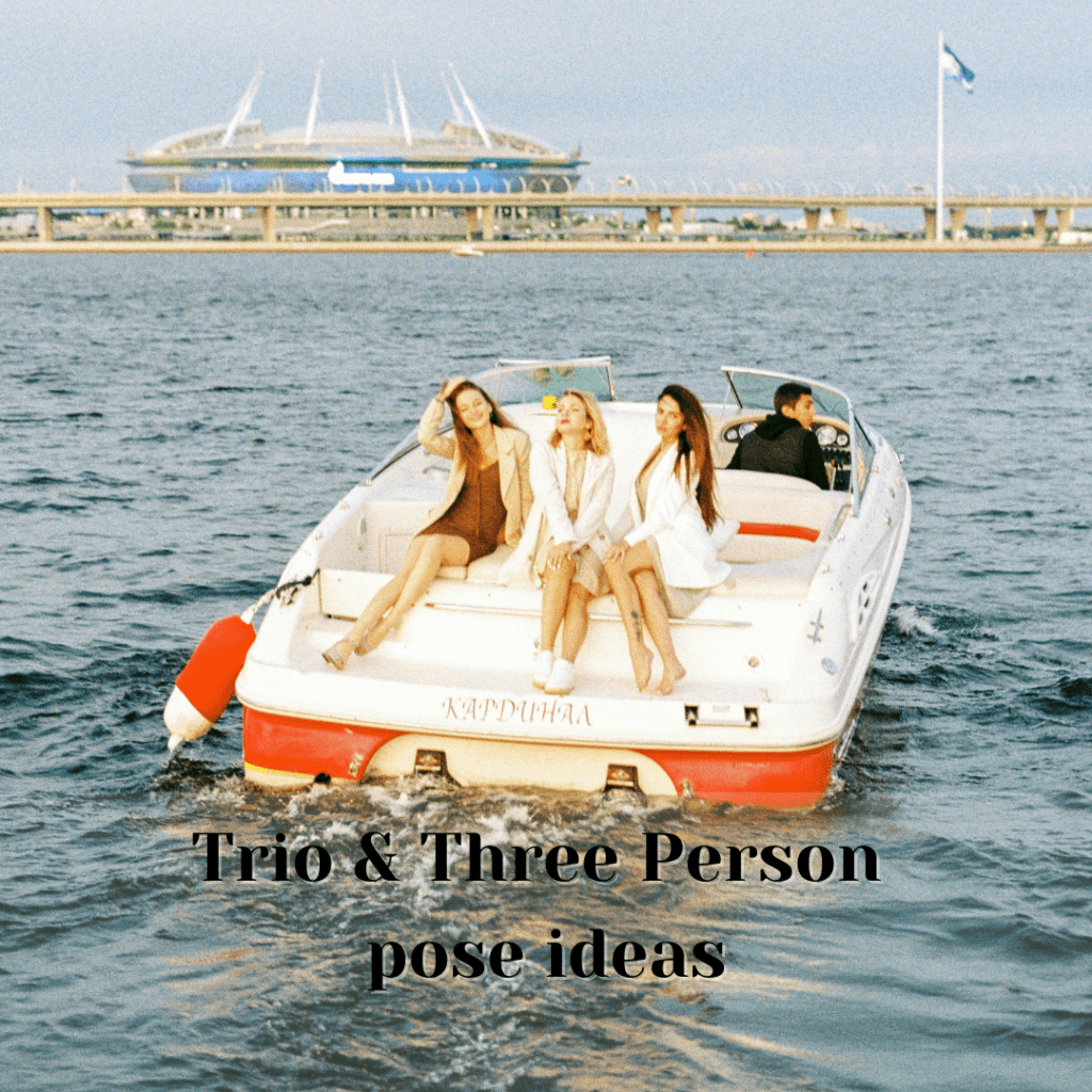 Trio & Three Person pose for Photoshoot