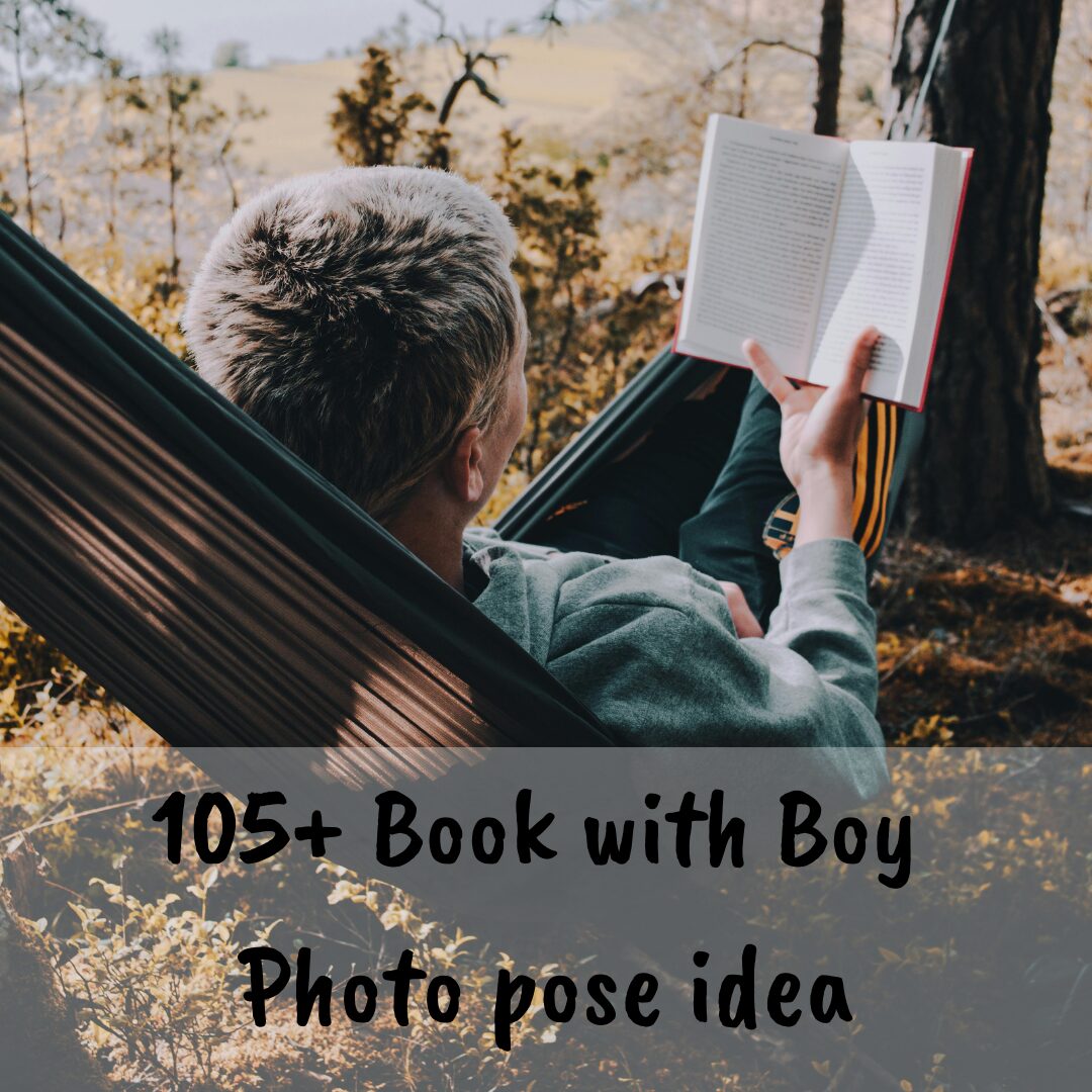 105+ Book with Boy Photo pose idea