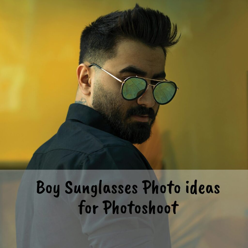 Boy Sunglasses Photo ideas for Photoshoot