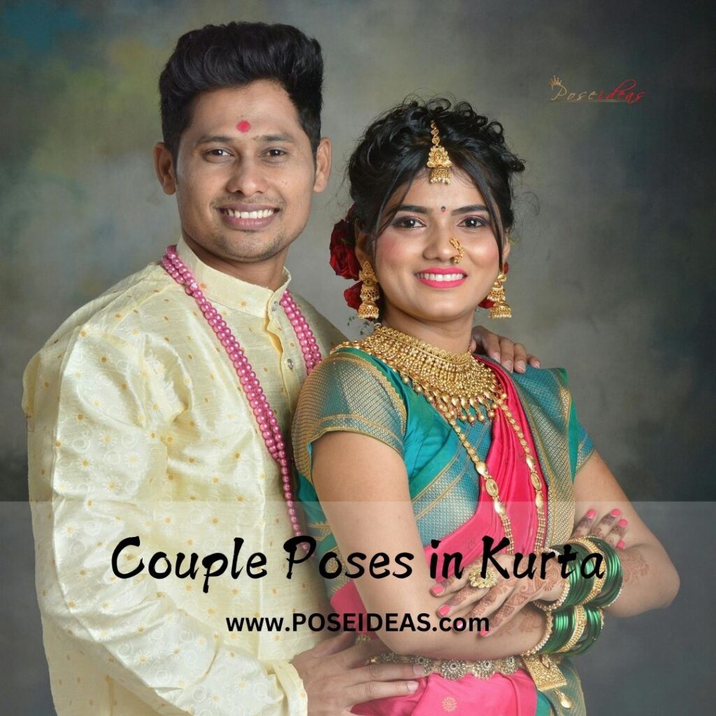 Couple Poses in Kurta​