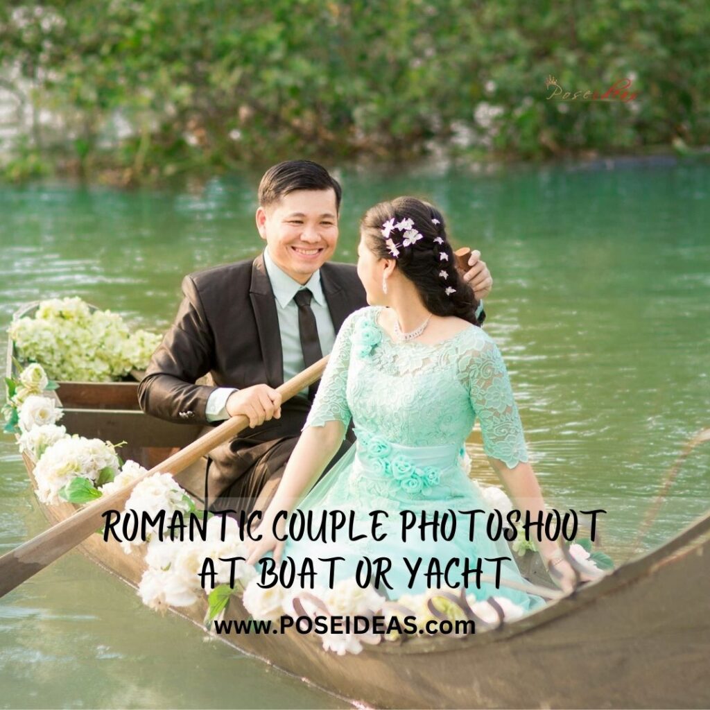 Romantic Couple Photoshoot at Boat or Yacht​